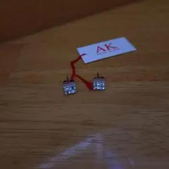 アンクライン スクエア型クリスタルピアス