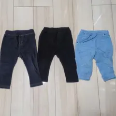 保育園着 パンツ 3枚セット 74cm 80cm