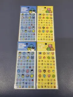 【最短発送】 たまごっち ブロックシール タイルシール 4枚セット 新品未開封