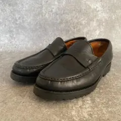 GUCCI グッチ ペニーローファー　コイン ブラック レザー　黒 22.5cm