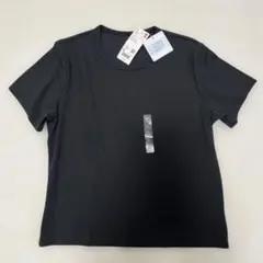 タグ付き⭐︎UNIQLO ユニクロ ウルトラストレッチエアリズムT ブラックXL
