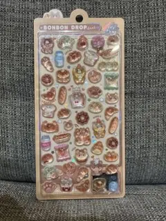 BONBON DROP ボンボンドロップシール　ほかほかボンボン　パン　くま