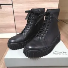 Clarks ブラック レディース トーヒルライズ ブーツのサムネイル