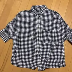 ZARA TRAFALUC ギンガムチェック 半袖シャツ Mサイズのサムネイル