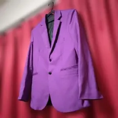 パープル　スリーピーススーツ　美品！！