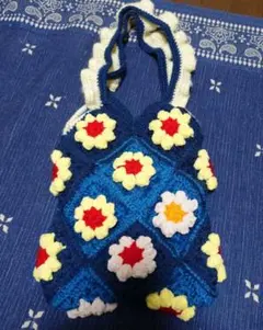 グラニーバッグ 花柄モチーフ トート