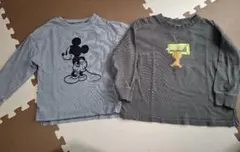 LOWRYS FARM☆GLOBALWORK ミッキー トム&ジェリーロンT2点