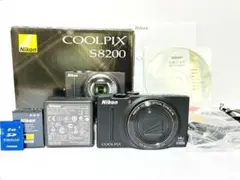 【極美品・付属品完備】　ニコン　Nikon COOLPIX S8200 ブラック 2026年最新】COOLPIX s8200 中古の人気アイテム - メルカリ