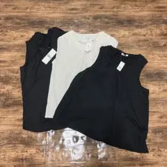寒いけど、サラサラタンクトップ新品 Mサイズ3枚を。