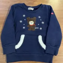 HOT BISCUIT ネイビー トレーナー 100cm