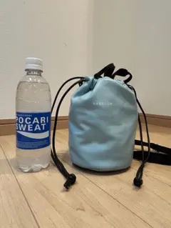 BAYFLOW 2WAY 巾着バッグ ライトブルー