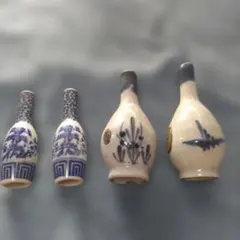 60年代の骨董品店で購入→染付 徳利 4本セット 骨董品 60年代の骨董品店で購入→染付 徳利 4本セット 骨董品 - メルカリ