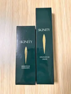 SKINITYセラムフォーカスファンデーション＆リンクルホワイトクリーム
