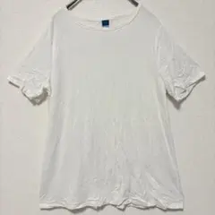 半袖 Ｔシャツ クルーネック M 白 無地 カジュアルのサムネイル