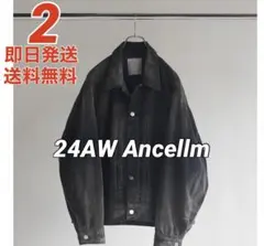 Ancellm CORDED VELVETEEN JACKET(BLACK)