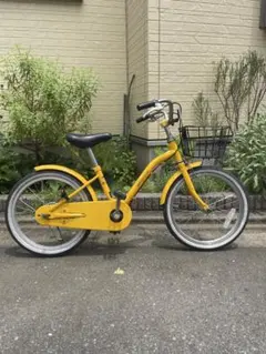 【引き取り限定】Innovation Factory 子供用自転車 イエローのサムネイル