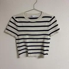 ZARA ボーダートップス