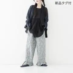 新品 nest Robe 2025SS ラミー墨インディゴ染めラバリブラウスのサムネイル