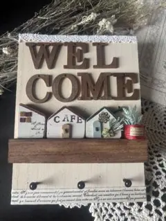 インテリア雑貨　ウッド製ウェルカムボード 土日限定お値下げ