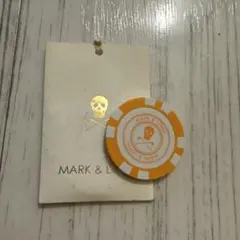 MARK & LONA ゴルフマーカー イエロー 未使用品のサムネイル