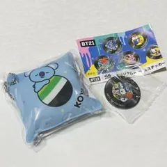 BT21 クッションチャーム KOYA アクリルステッカー　くら寿司