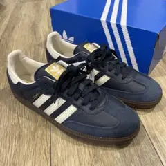 【新品箱付き】アディダス　サンバOG ネイビー　29cm