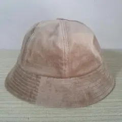 GU　スエード風 バケットハット　ベージュ