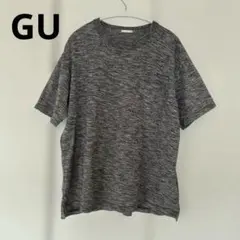 GU ポケットTシャツ グレー メランジ Mサイズのサムネイル