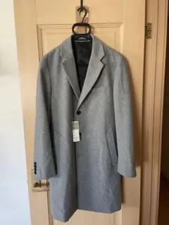 GU ジーユー チェスターコート グレー