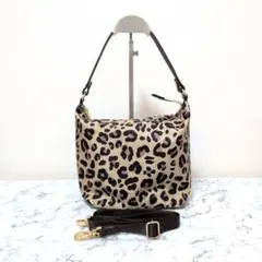 【極美品】大人気 russet ラシット レオパード 2wayショルダーバッグのサムネイル