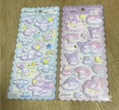もちもちマシュマロシール　シナモロール　マイメロディとクロミ　もっちり　正規品