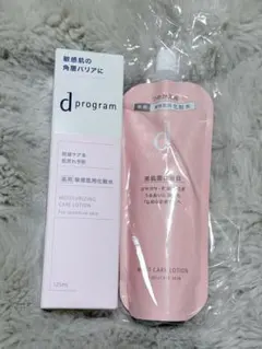 【新品・未開封】dプログラム モイストケアローションEX化粧水 本体＆詰め替えのサムネイル