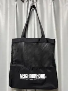 NEIGHBORHOOD メッシュトートバッグ ブラック