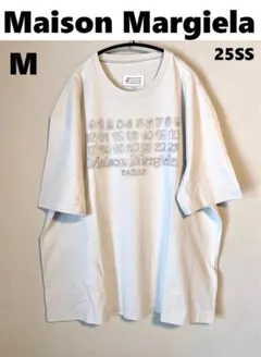 【新品】MAISON MARGIELA エンブロイダー ロゴ Tシャツ エクリュのサムネイル