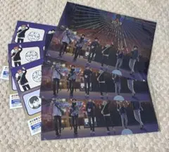 クリアファイル　ラリー用紙　３セットスタンプラリー　コスモワールド　ハイキュー