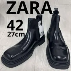 ZARA 新品 メンズ チャンキー チェルシーブーツ - メルカリ