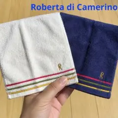 ​【新品未使用】ロベルタディカメリーノ タオルハンカチ 2枚セット