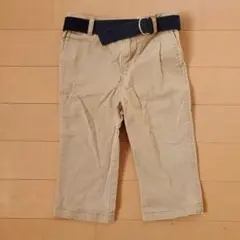 ラルフローレン　ベージュ コーデュロイパンツ ベルト付き