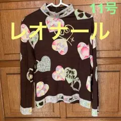 【レオナール】ハート柄Tシャツ　L L