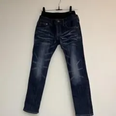キッズ デニムパンツ 130サイズ ダークブルー