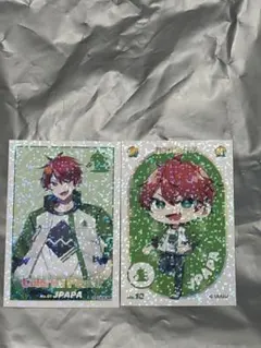 じゃぱぱカラフルピーチステッカーコレクション2枚セット