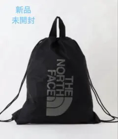 ノースフェイス ピーエフ サックパックナップサック　リュック ブラック　新品