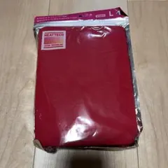 HEATTECH タートルネック長袖Tシャツ Lサイズ レッド