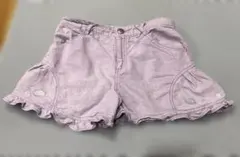 メゾピアノ ショートパンツ　１４０　ラベンダー色