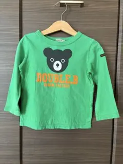 ミキハウス ダブルビー 長袖Tシャツ ロンT 100