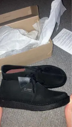 Clarks ブラック チャッカブーツ