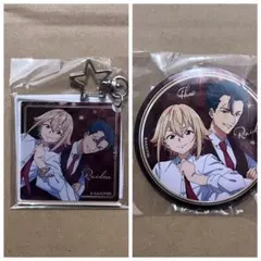 ８６―エイティシックス― アクリルキーホルダー 缶バッジ ライデン&セオ