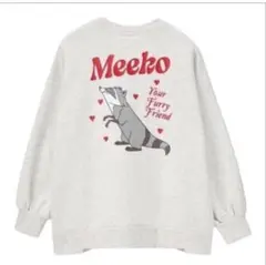 Meeko スウェット トレーナー グレーディズニー　ポカホンタス　ミーコ