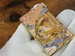 る*す様 上質な仕上がり キンッ音 両面金運のカエルローラー式ガスライター