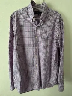 00s Ralph Lauren ラルフローレン　ピンク　チェック　シャツ